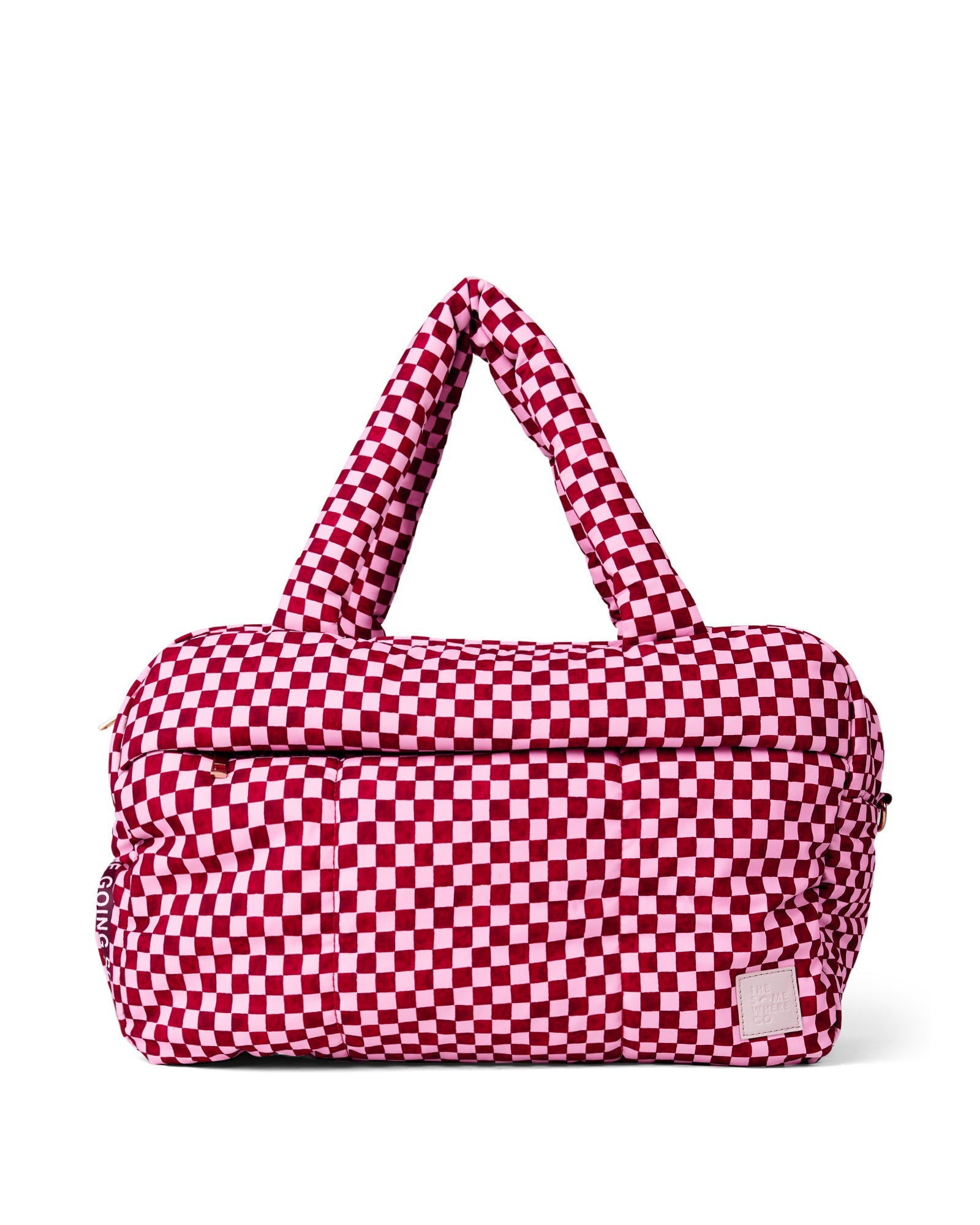 Crimson Haze Marshmallow Duffle Bag