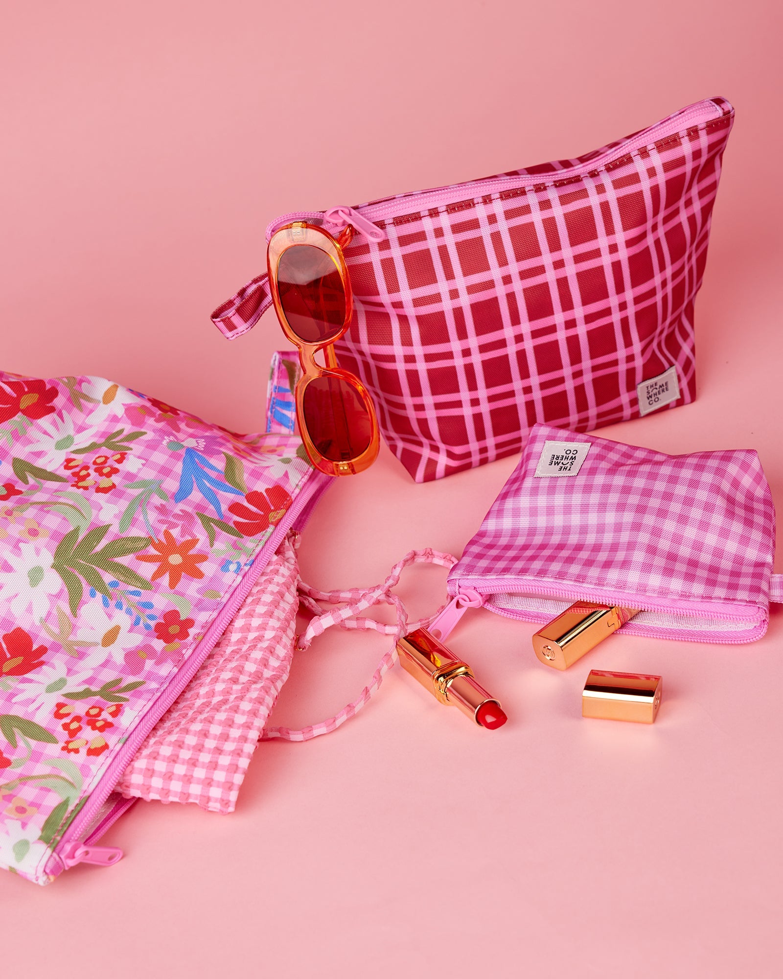 Flowerburst Handy Pouch Trio
