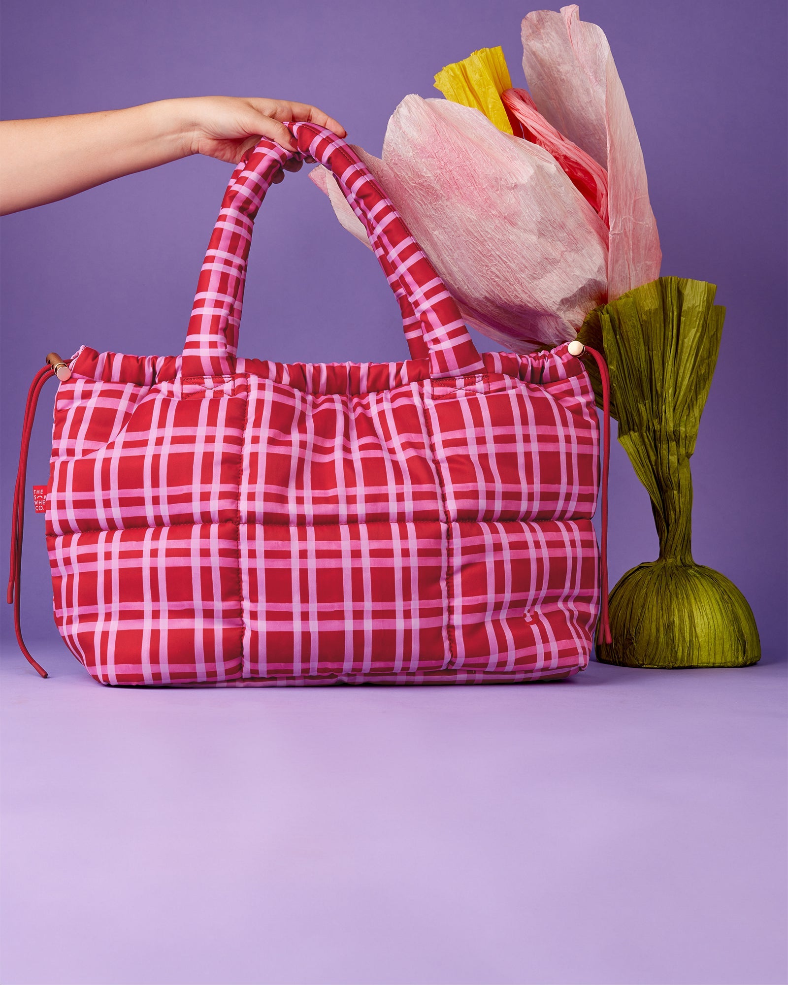 Raspberry Lemonade Marshmallow Midi Tote