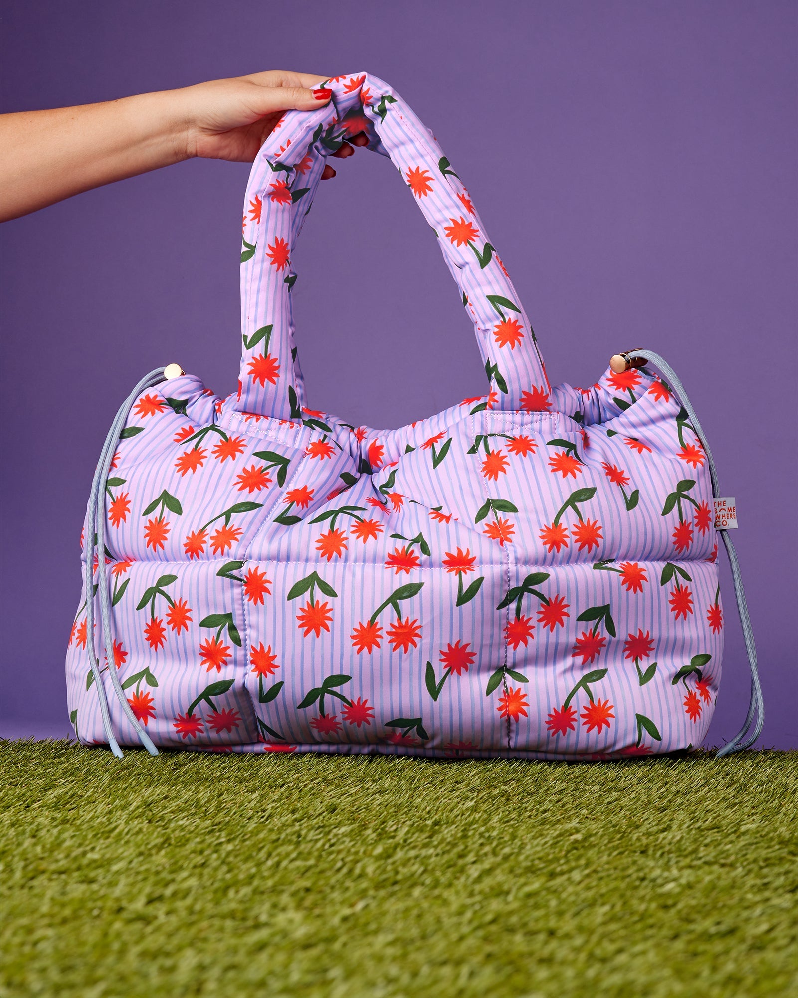 Sunburst Marshmallow Midi Tote