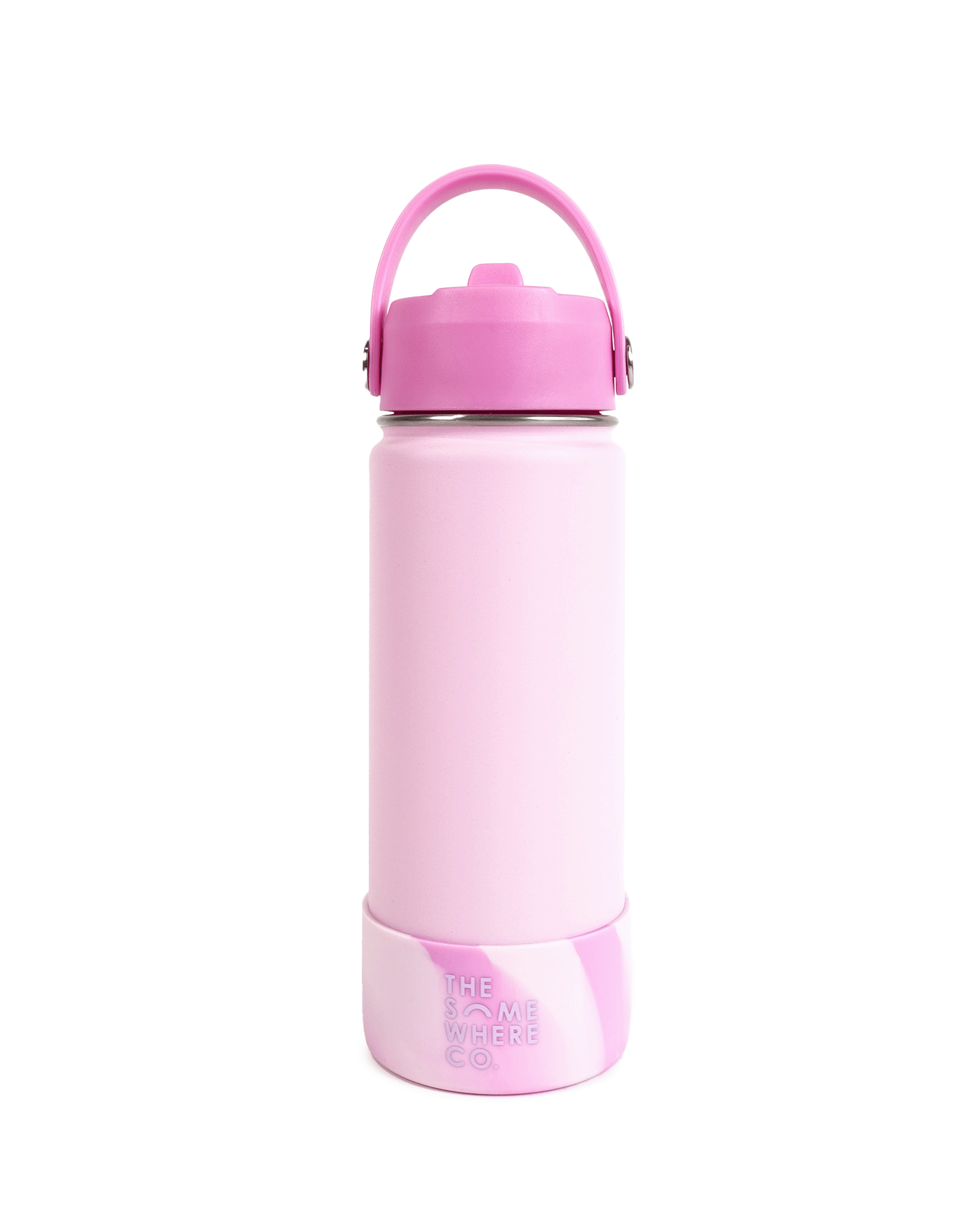 Light Pink Swirl Water Bottle 500ml