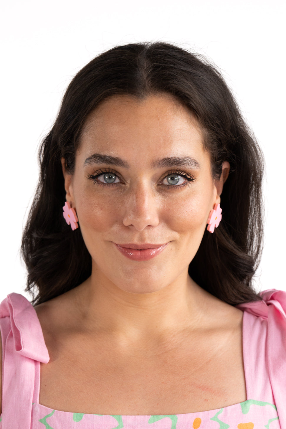 Pink Blossom Stud Earrings