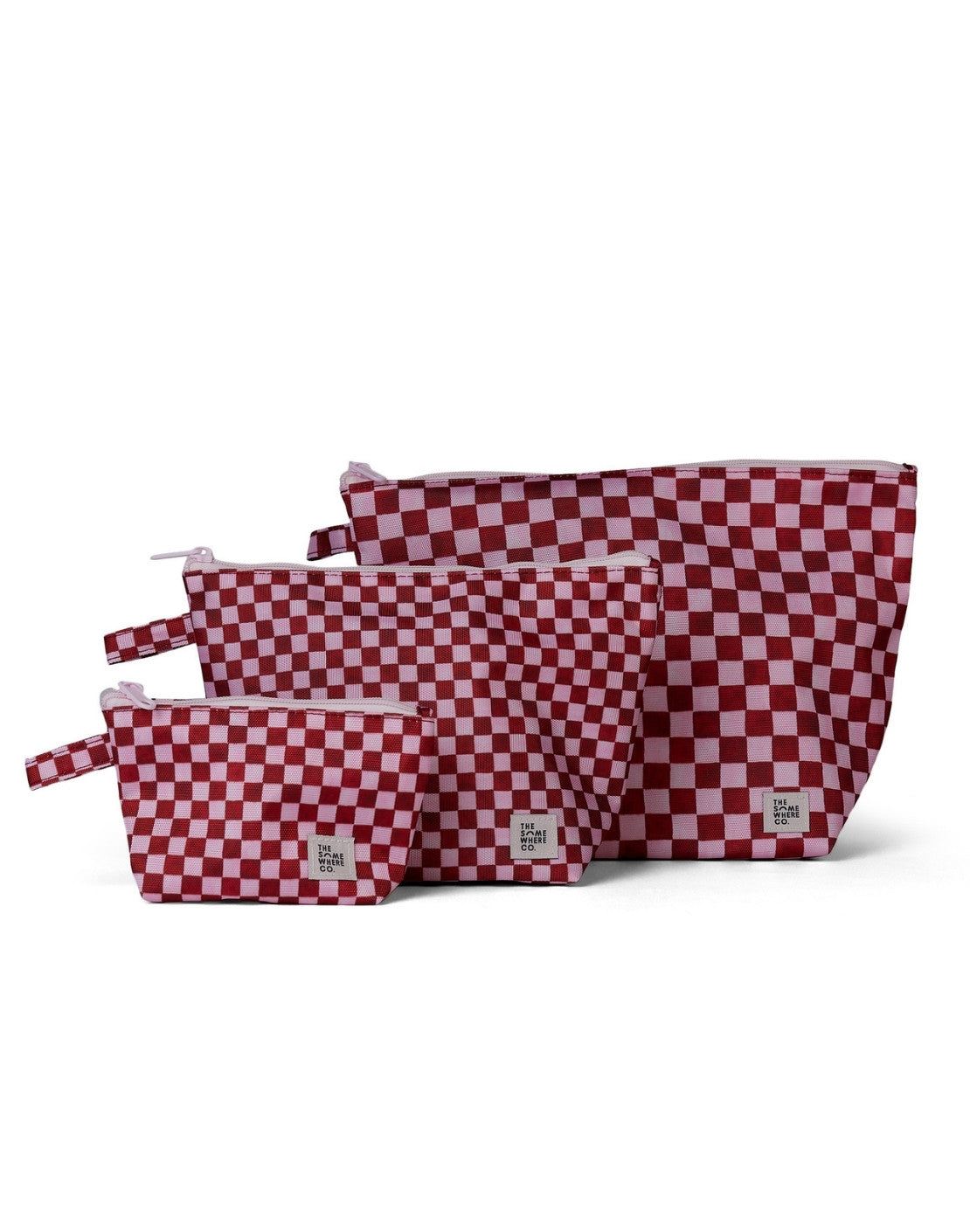 Crimson Haze Handy Pouch Trio