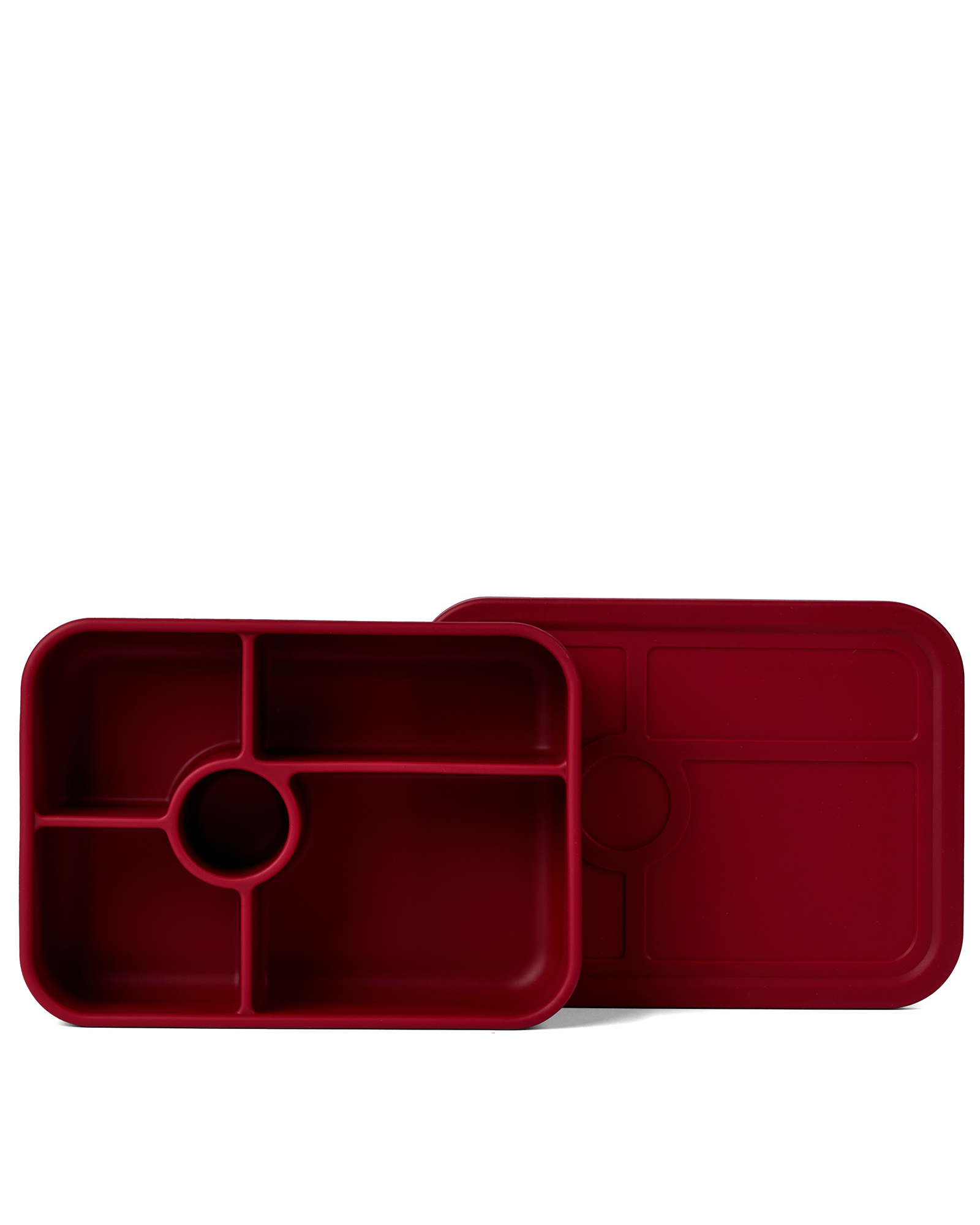 Burgundy Large Silicone Bento Lunch Box
