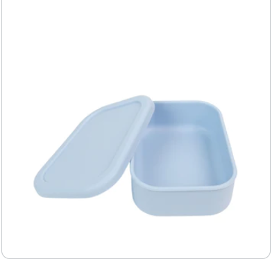 Powder Blue Silicone Lunch Box