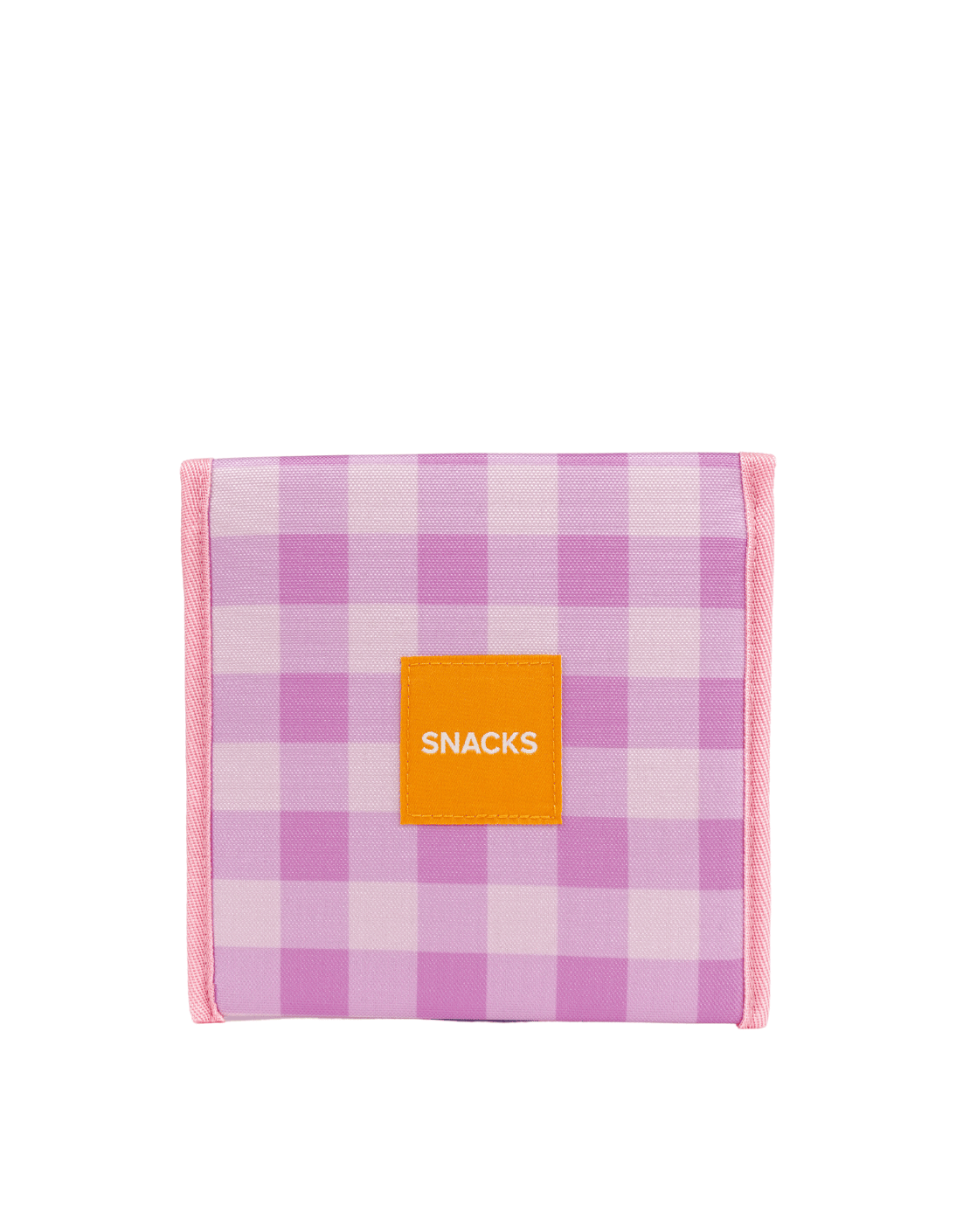 Lilac Gingham Snack Bag
