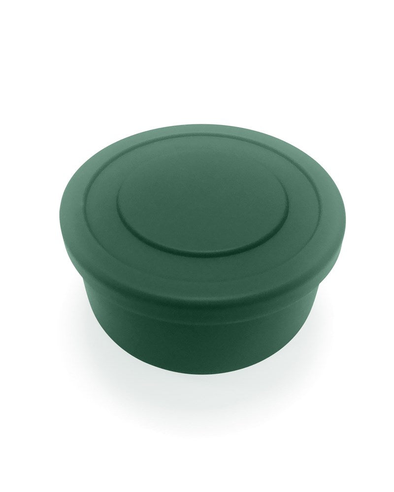 Forest Green Round Silicone Lunch Box