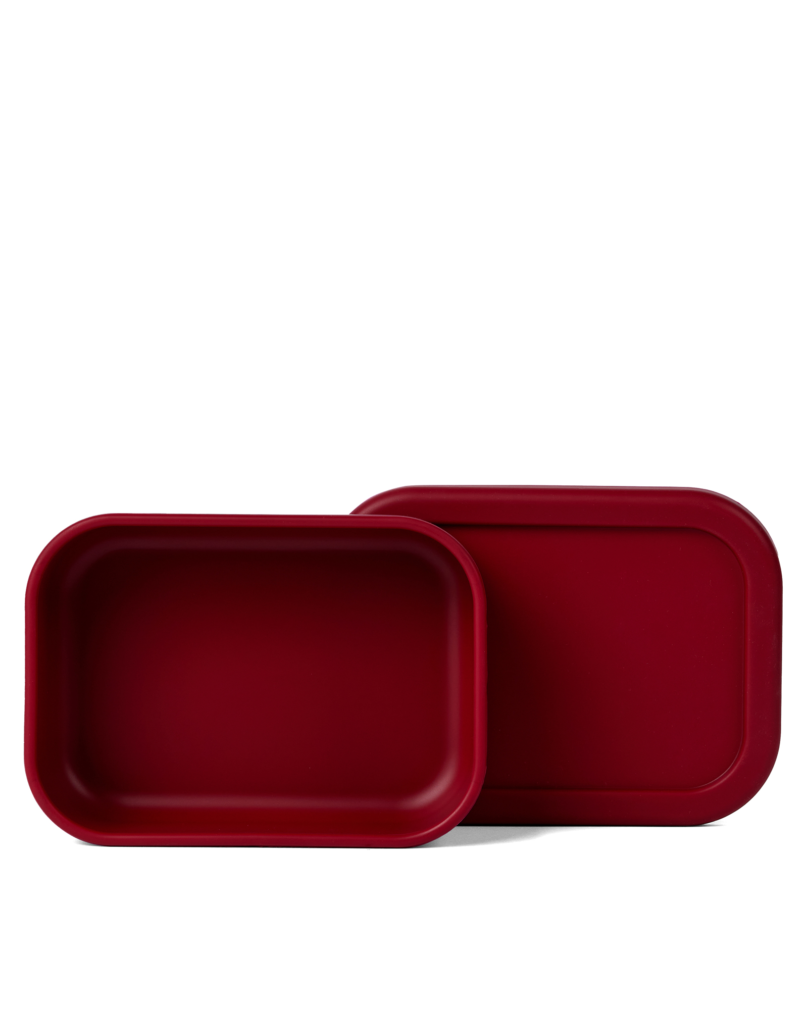 Burgundy Silicone Lunch Box
