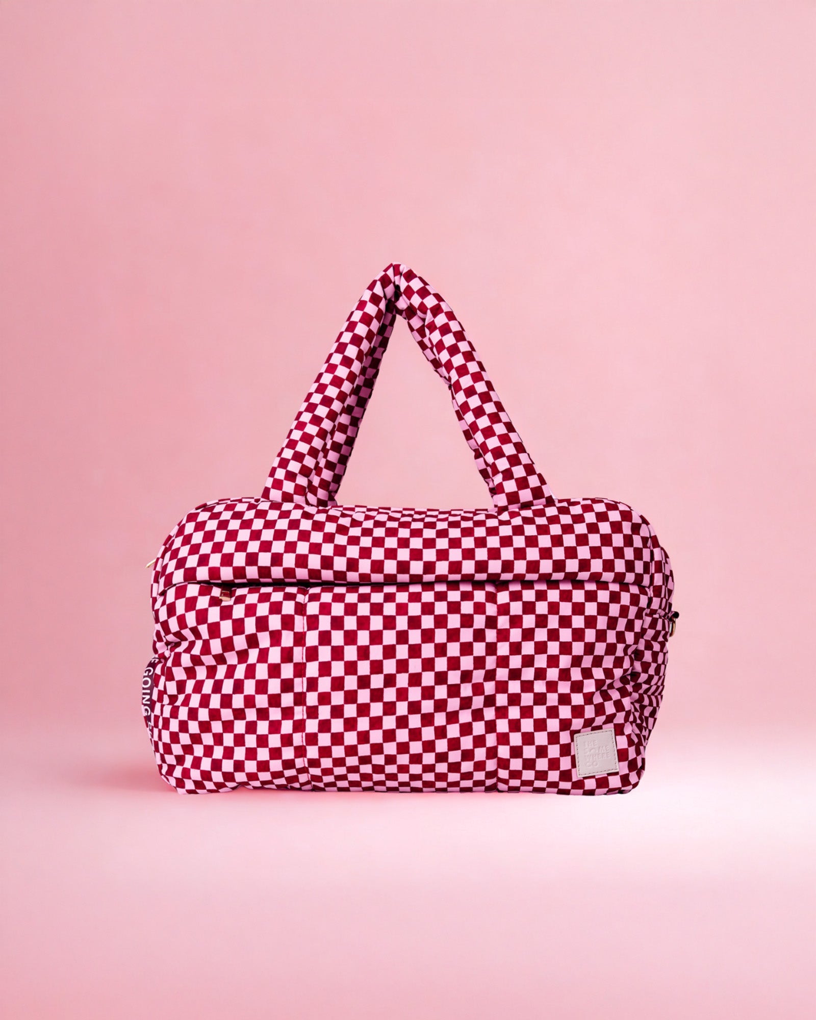 Crimson Haze Marshmallow Duffle Bag