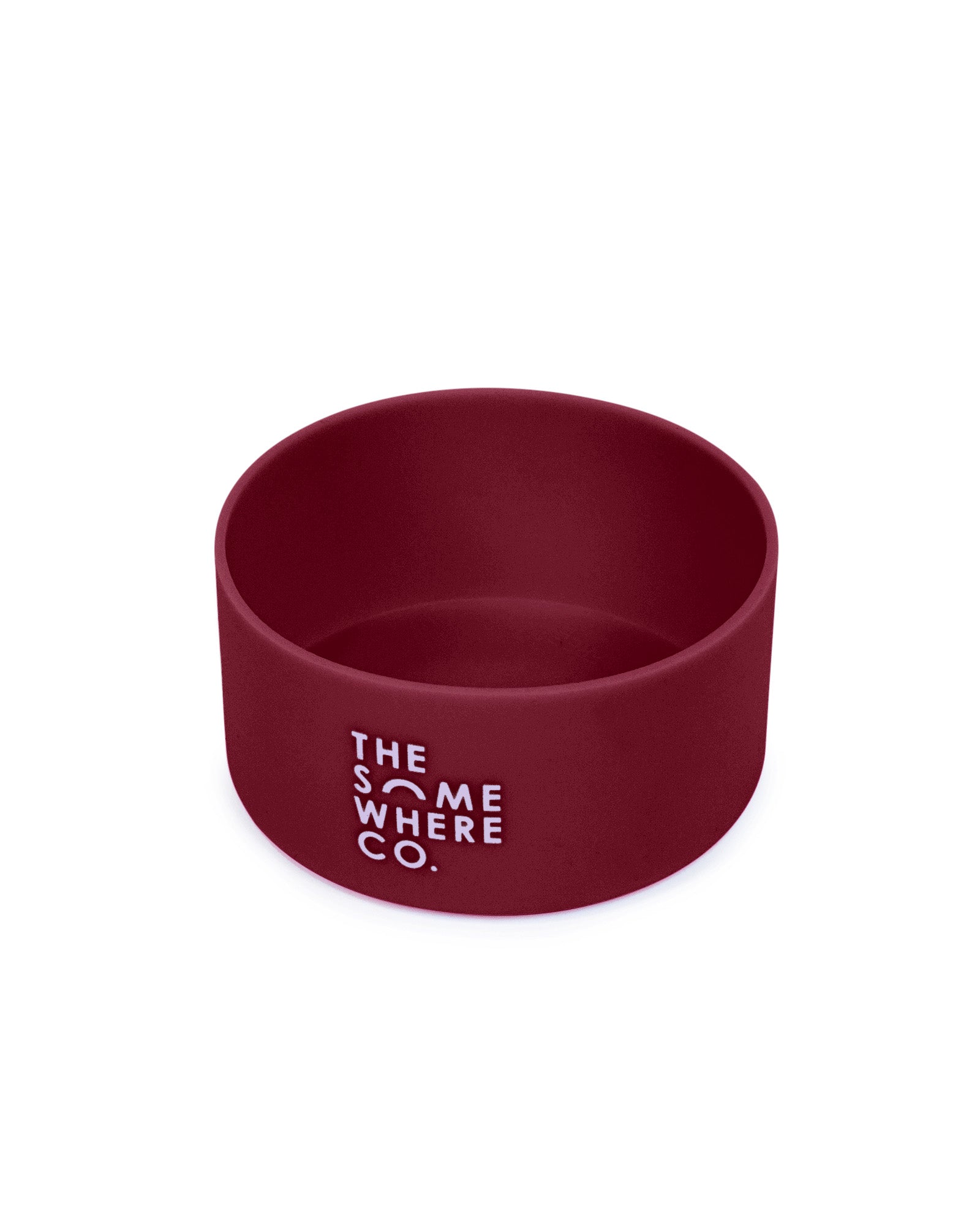 Burgundy 1L Water Bottle Silicone Bumper