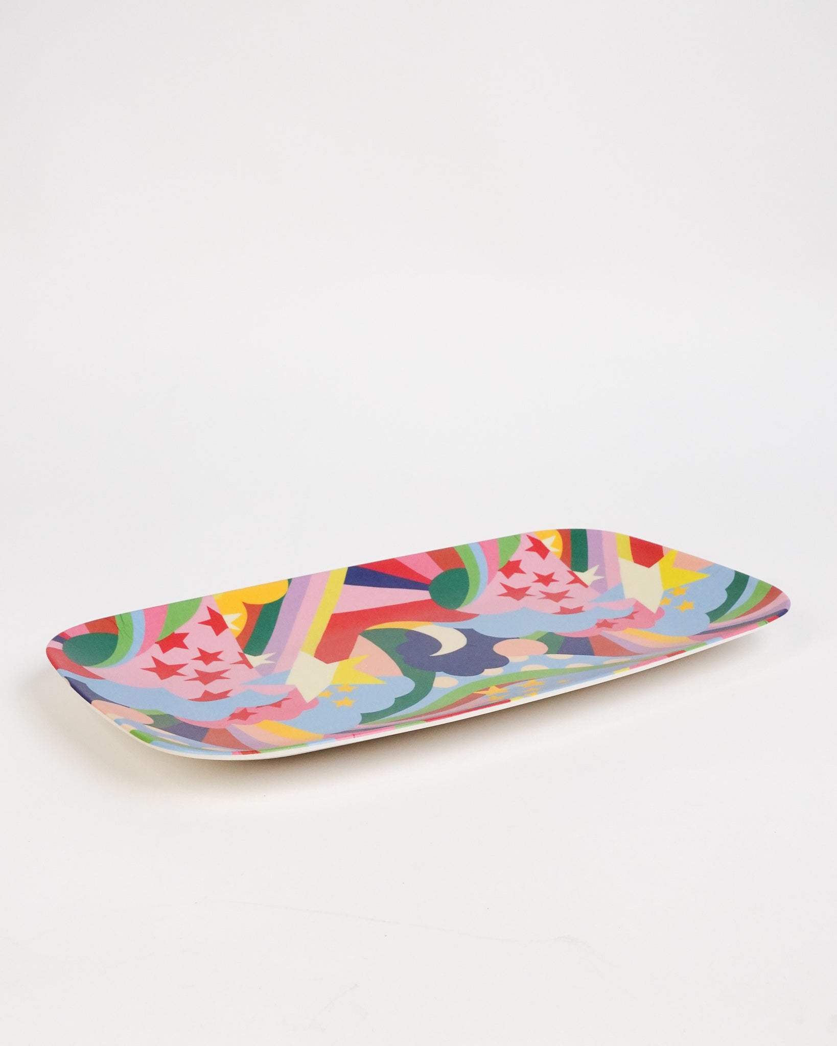 Starburst Bamboo Melamine Platter